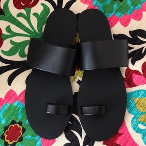 NWOT black mules